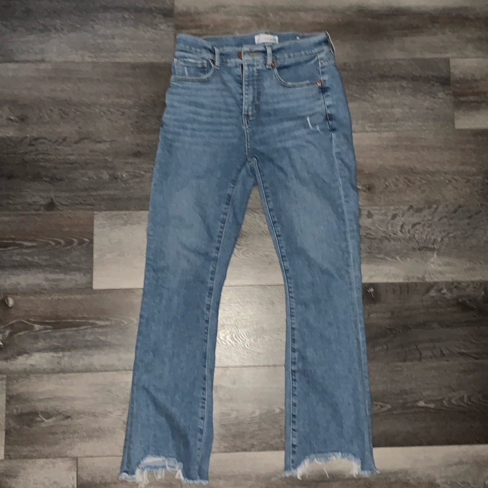 LOFT high waisted cropped jean